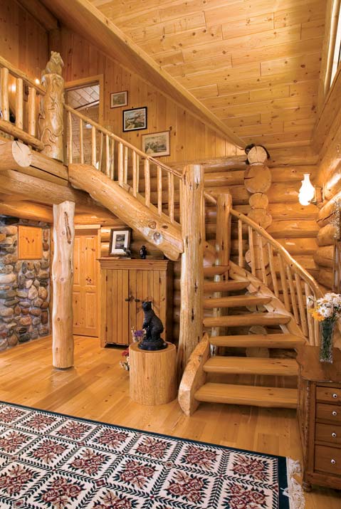 Photos of an Old-Fashioned Log Home