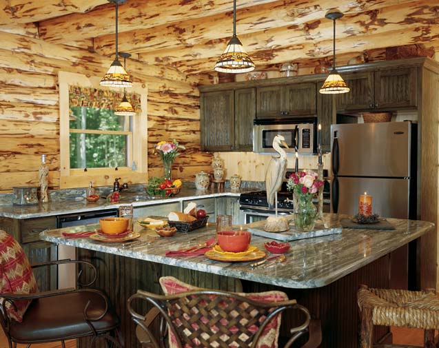 Rustic Cabin Kitchen