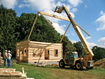 Building a Log Guesthouse