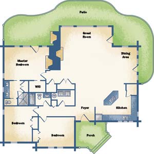 PrecisionCraft  Log Home Plan