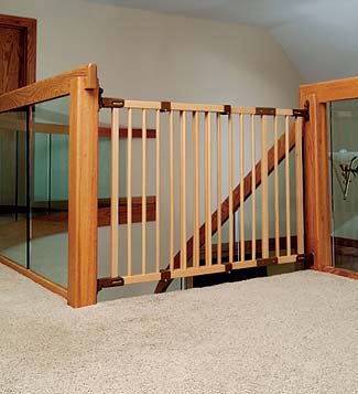Childproof Gate | Childproofing a Log Home