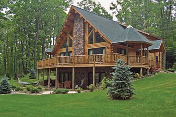Overlook Hennessy Log Home
