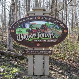 Welcome to Brown County, Indiana | Sign